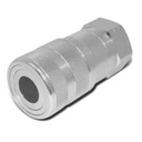 1″ Flat Face High Flow Hydraulic Quick Connect Female Coupler,1-1/4″ NPT Thread