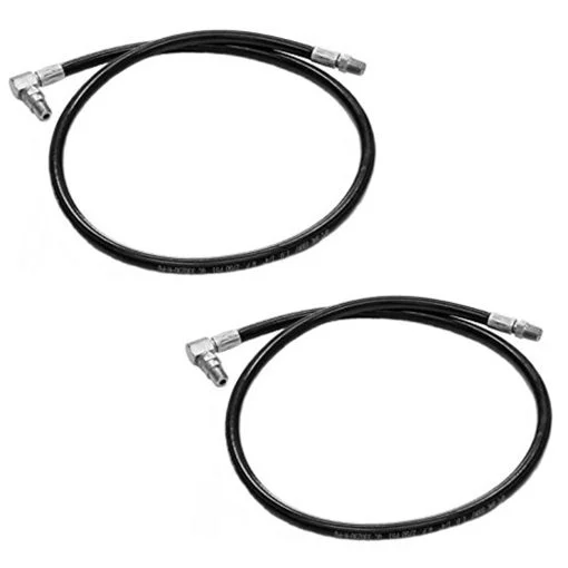 Two Pack Hydraulic Power Angle Hose Replacement For Snowplow, Meyer E47 E60 Snow Plow