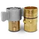 1-1/2″ NPT Wet-Line Wing Nut Hydraulic Quick Disconnect Coupler Set