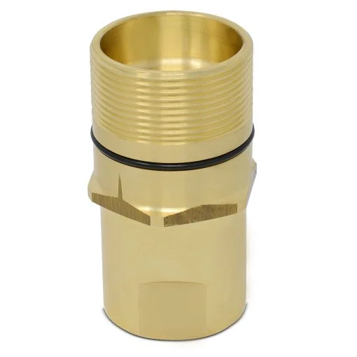 1″ NPT Wet-Line Wing Nut Hydraulic Quick Disconnect Male Coupler