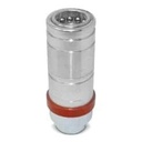 AG Style Hydraulic Female Quick Coupler Push Pull Connect Under Pressure; 1/2″ NPT