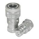 1/4″ NPT ISO 7241-A Quick Disconnect Hydraulic Coupler Set