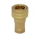 1″ NPT ISO 7241-B Brass Quick Disconnect Hydraulic Female Coupler