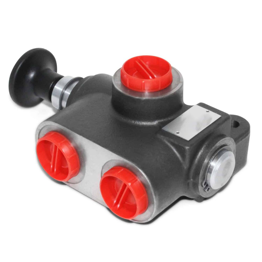 Manual Hydraulic Selector Valve,3-Way,2 Position,31 GPM,#12 SAE Ports