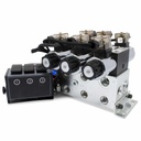 Electric Hydraulic Double Acting Directional Control Valve,3 Spool,15 GPM