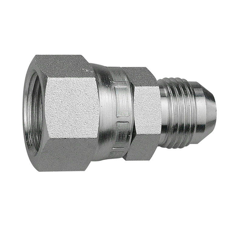 68015-14-04 M14 X 1.5 FEMALE KOMATSU TO 7/16-20 MALE JIC 37° FLARE CONNECTOR