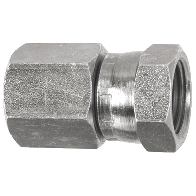 26008-04-04 1/4" FEMALE PIPE (NPTF) TO 1/4" FEMALE BSP PARALLEL CONNECTOR