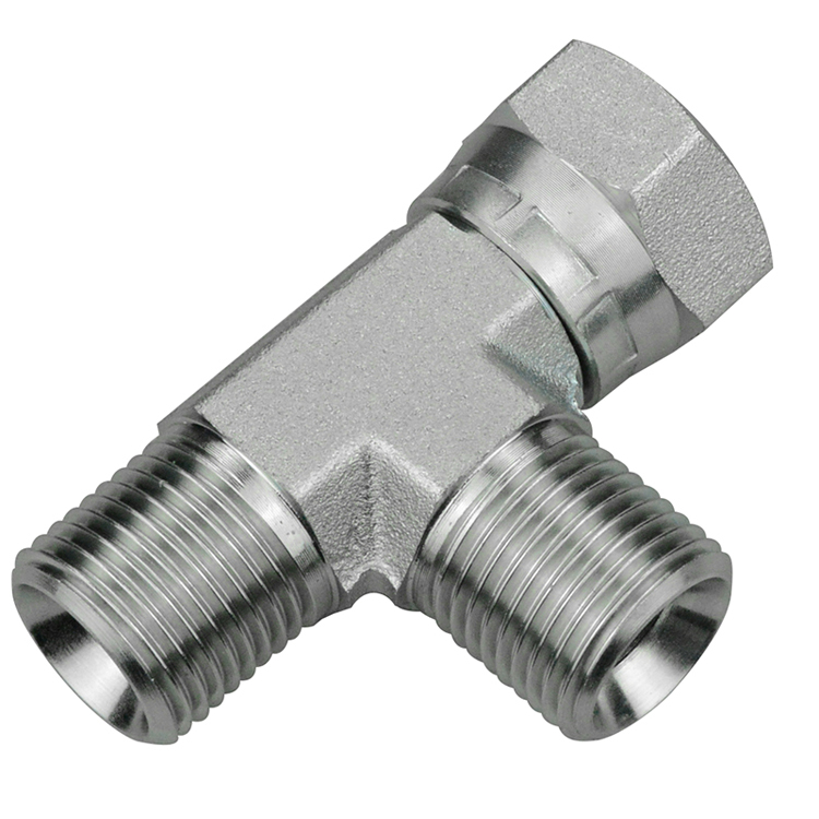 26T26-06-06 3/8" FEMALE BSP PARALLEL SWIVEL TEE