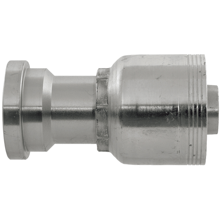 44083-24-24 1-1/2" NON-SKIVE CRIMP COUPLING WITH 2-12 FEMALE O-RING FACE SEAL THREAD