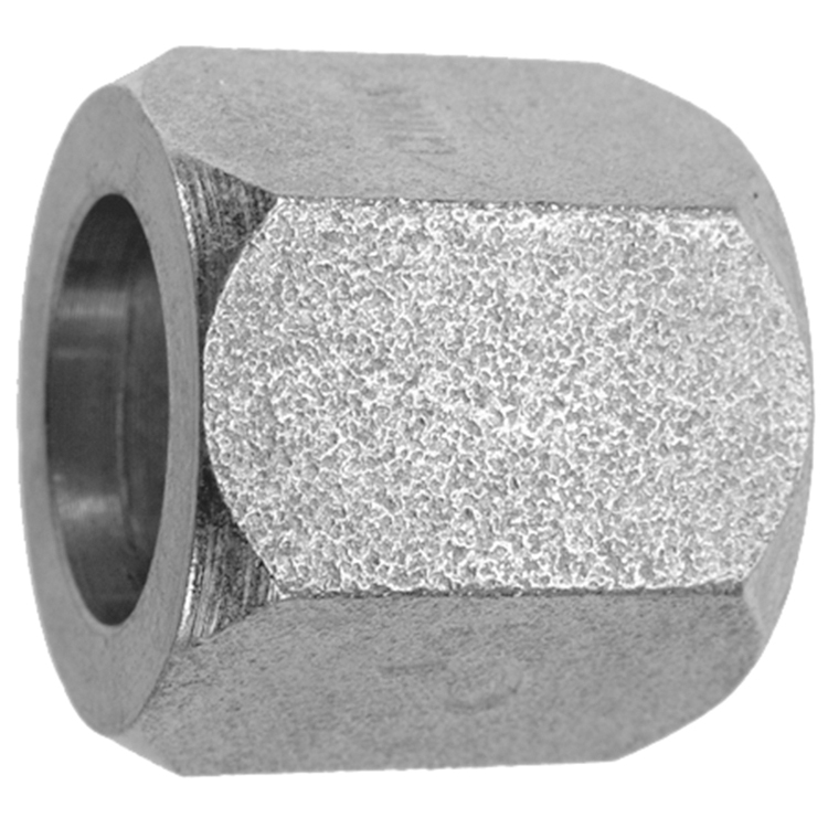 6001S-04 1/4" FLARELESS COMPRESSION NUT