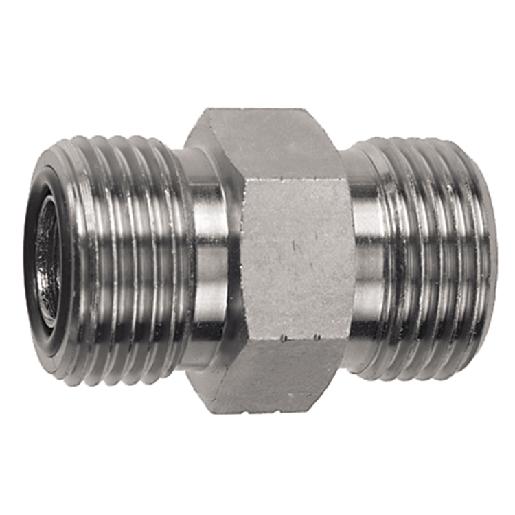 93016-12-10 3/4" MALE PIPE (NPTF) TO 1-14 MALE O-RING FACE SEAL CONNECTOR