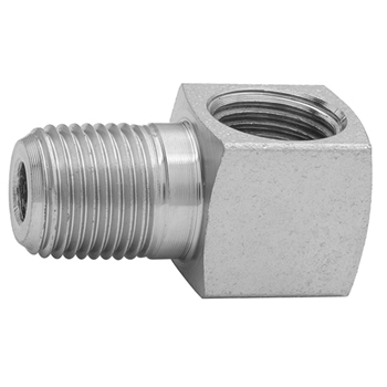 1698GR-02-02 1/8" MALE PIPE (NPTF) THREAD TO 1/8" FEMALE PIPE (NPTF) 90° GREASE ELBOW