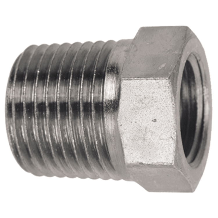 0816-04-02 1/4" X 1/8" STEEL PIPE (NPTF) BUSHING