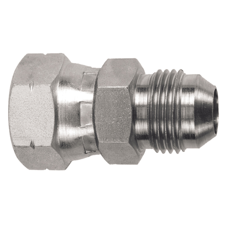 63015S-25-10 25 MM S SERIES FEMALE METRIC DIN 2353 TO 7/8-14 MALE JIC 37° ADAPTER