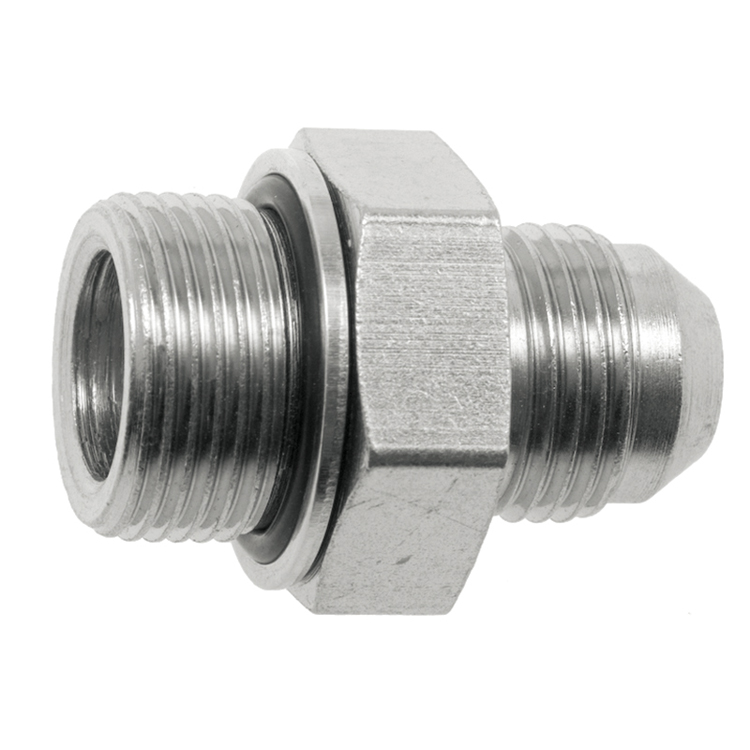 72015-22-10 22 MM DIN 2353 MALE METRIC PORT TO 7/8-14 MALE JIC ADAPTER