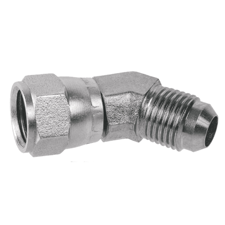 0516-32-32 2" MALE PIPE (NPTF) TO 2-1/2-12 FEMALE JIC 37° FLARE CONNECTOR