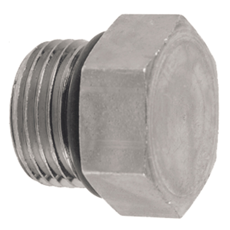 1100-02 5/16-24 MALE O-RING BOSS HEX PLUG