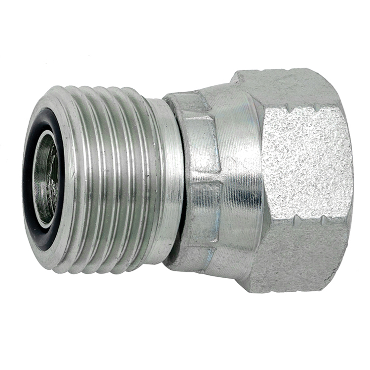 83016-16-16 1" MALE PIPE gNPTF TO 1-7/16-12 FEMALE O-RING FACE SEAL CONNECTOR