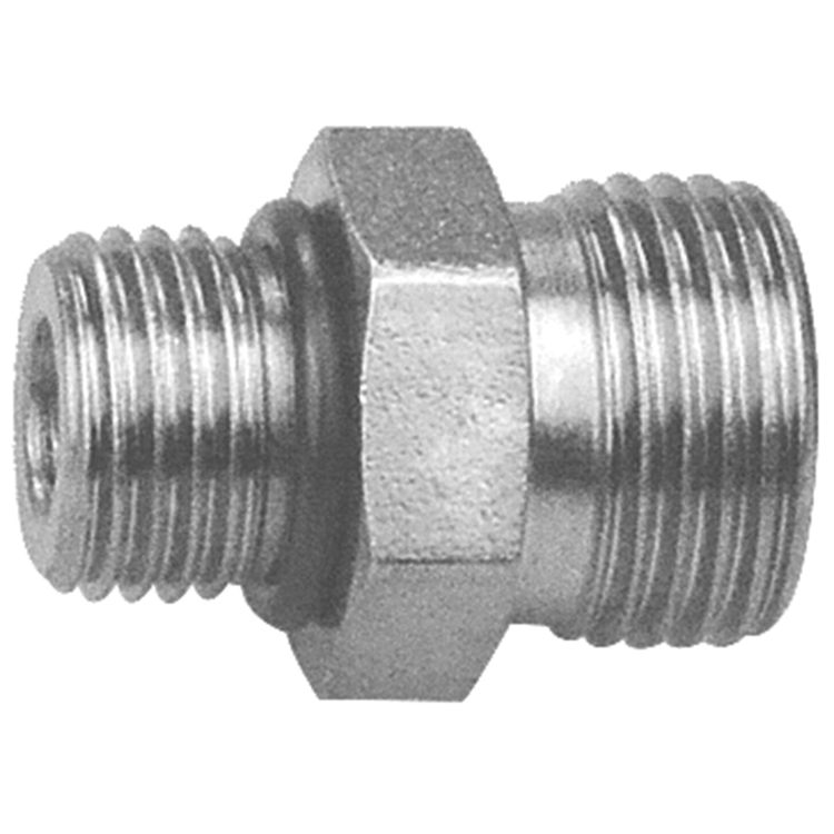 73011S-12-20 1-1/16-12 MALE O-RING BOSS PORT TO 20 MM S SERIES MALE METRIC DIN 2353 CONNECTOR