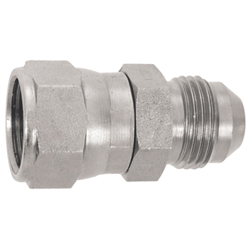 0515N-06-06-000 9/16-18 FEMALE TO 9/16-18 MALE JIC 37° FLARE UN-DRILLED ORIFICE ADAPTER