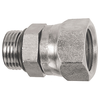 0611-08-08-031 3/4-16 MALE O-RING BOSS TO 1/2" FEMALE PIPE SWIVEL (NPSM) 0.031" ORIFICE ADAPTER