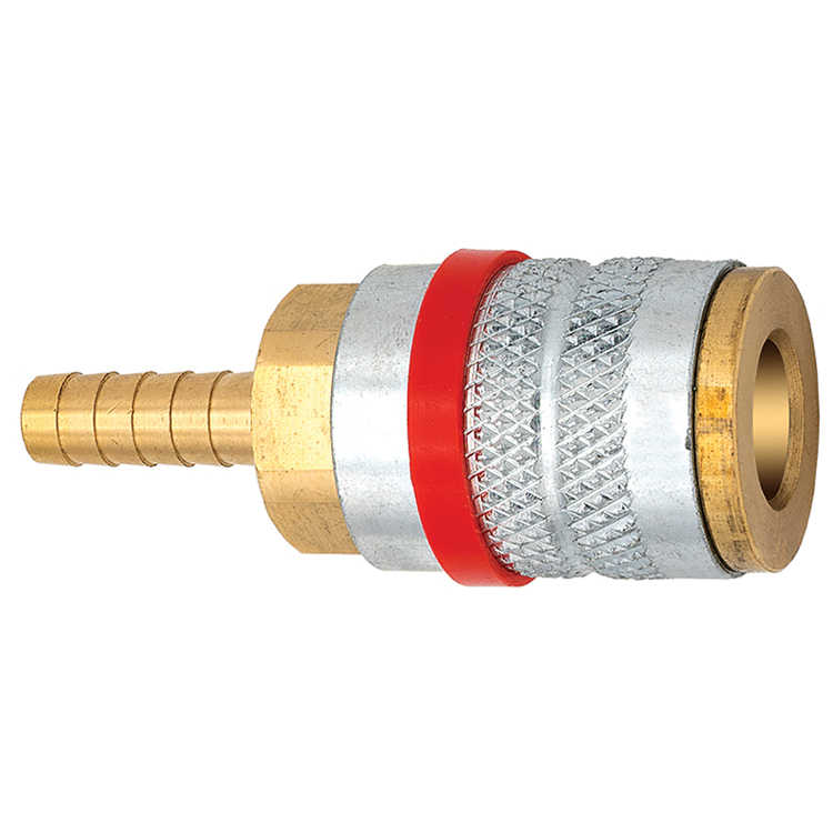 C2-44 1/4" AUTOMOTIVE COUPLER WITH 3/8" HOSE BARB