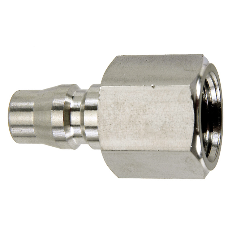 20PF 1/4" PLATED STEEL JAPANESE NIPPLE WITH 1/4" FEMALE PIPE (NPT) THREAD