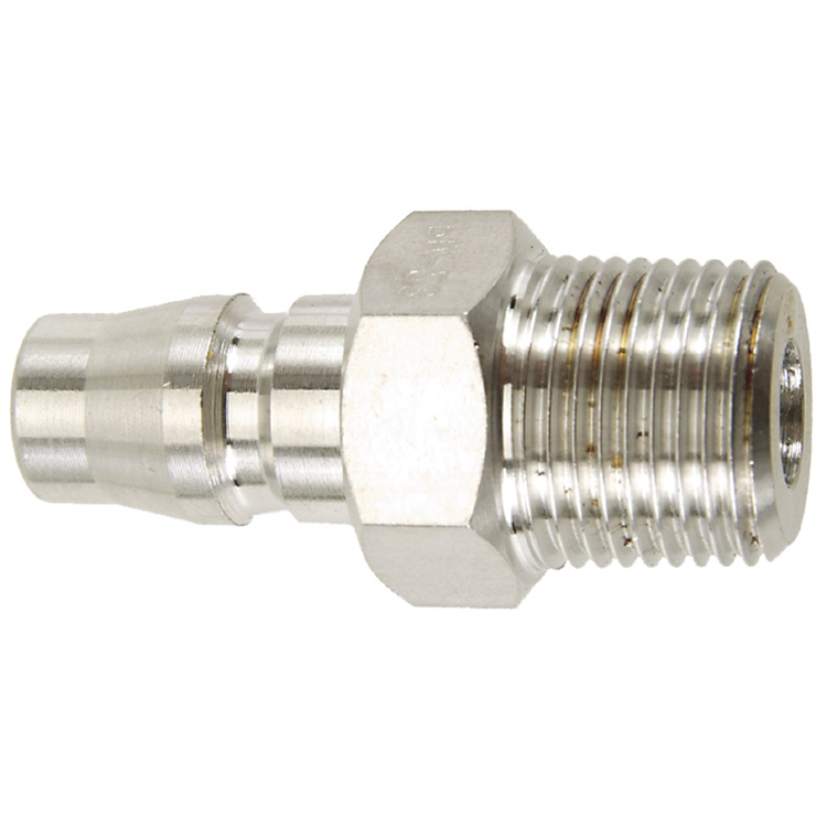 20PM 1/4" PLATED STEEL JAPANESE NIPPLE WITH 1/4" MALE PIPE (NPT) THREAD