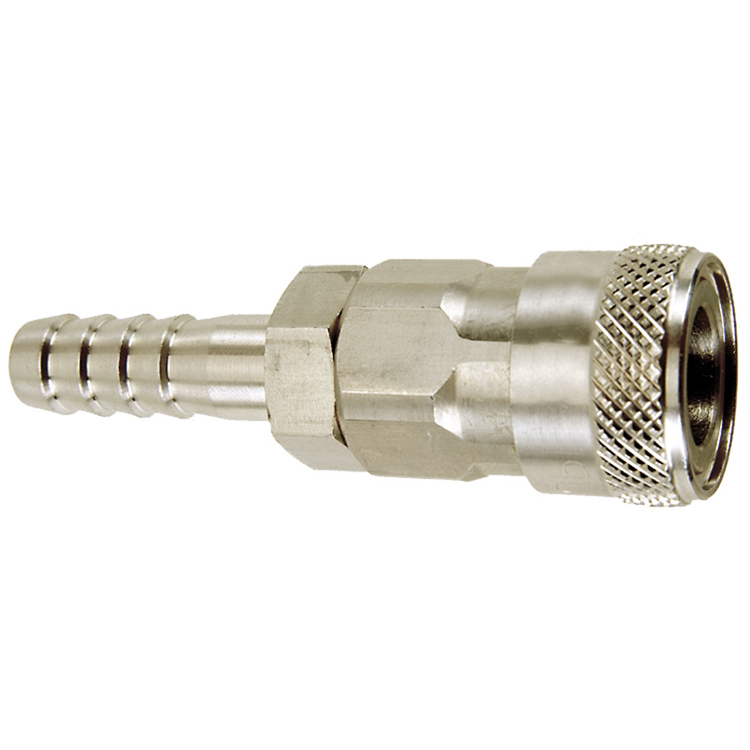 30SH-SS 1/4" STAINLESS STEEL JAPANESE COUPLER WITH 3/8" HOSE BARB