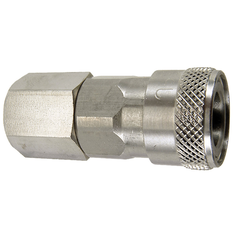 400SF-SS 1/2" STAINLESS STEEL JAPANESE COUPLER WITH 1/2" FEMALE PIPE (NPT) THREAD