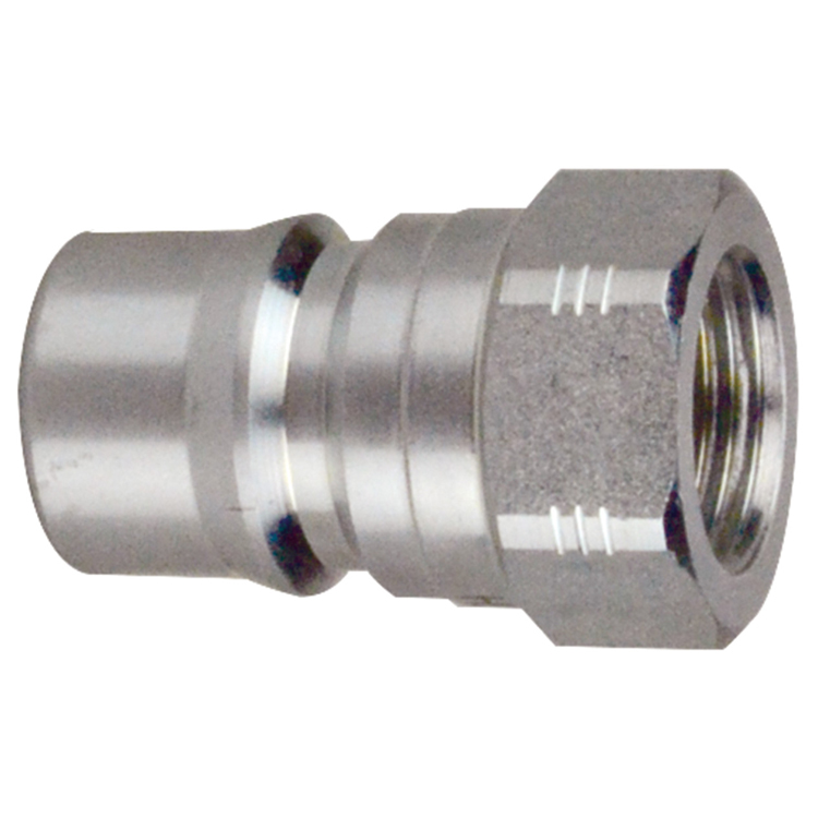 C102-06 3/8" C100 SERIES ISO-B HYDRAULIC NIPPLE WITH FEMALE PIPE (NPTF) THREAD