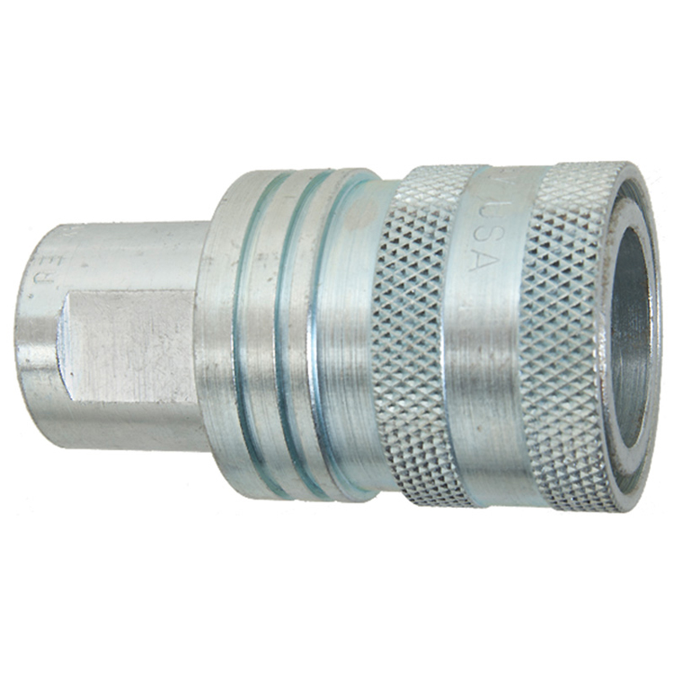 C405-06 3/8" C400 SERIES HYDRAULIC TWO-WAY SLEEVE COUPLER WITH FEMALE PIPE (NPTF) THREAD