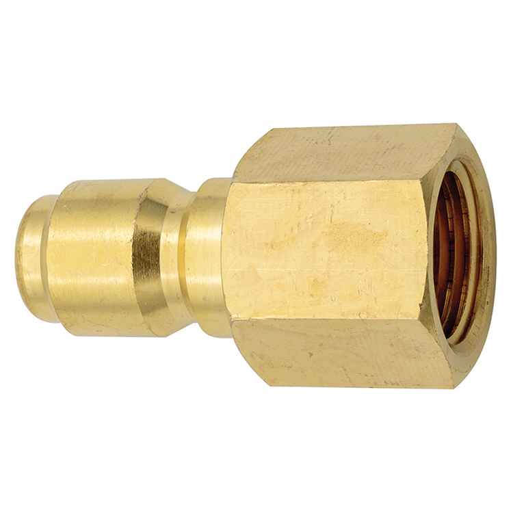 CPST10B 3/4" BRASS STRAIGHT-THROUGH NIPPLE WITH FEMALE PIPE (NPT) THREAD