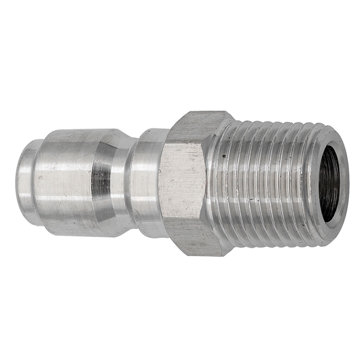 CPST1SS 1/8" STAINLESS STEEL STRAIGHT-THROUGH NIPPLE WITH MALE PIPE (NPT) THREAD