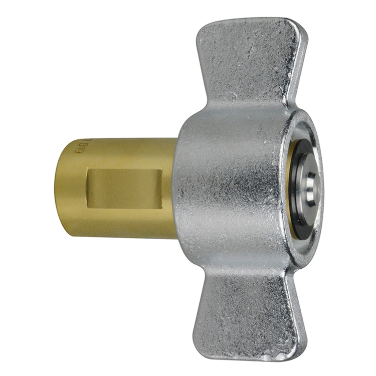 C501-16 1" C500 SERIES WING NUT COUPLER WITH FEMALE PIPE (NPTF) THREAD