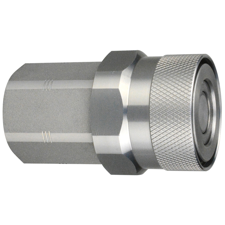 C701VEP-06-06 3/8" C700VEP SERIES THREAD TOGETHER FLUSH-FACE HYDRAULIC COUPLER WITH FEMALE PIPE (NPTF) THREAD