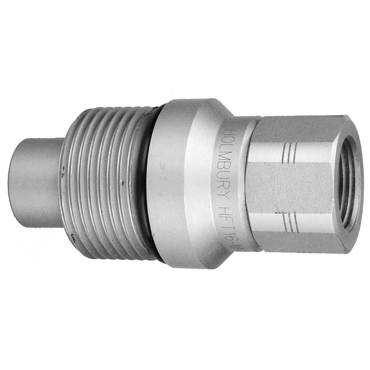 C702VEP-06-06 3/8" C700VEP SERIES THREAD TOGETHER FLUSH-FACE HYDRAULIC NIPPLE WITH FEMALE PIPE (NPTF) THREAD