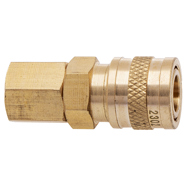 2302 1/8" FOSTER COUPLER WITH 1/8" FEMALE PIPE (NPT) THREAD