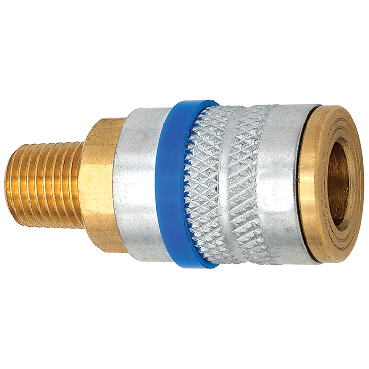 C25-02 3/8" INDUSTRIAL COUPLER WITH 1/4" MALE PIPE (NPT) THREAD