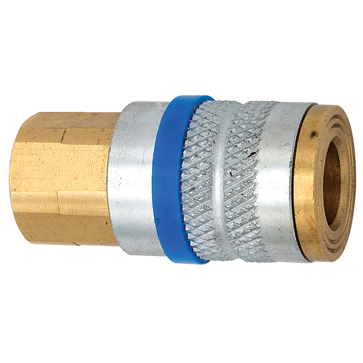 C26-24 3/8" INDUSTRIAL COUPLER WITH 1/2" FEMALE PIPE (NPT) THREAD