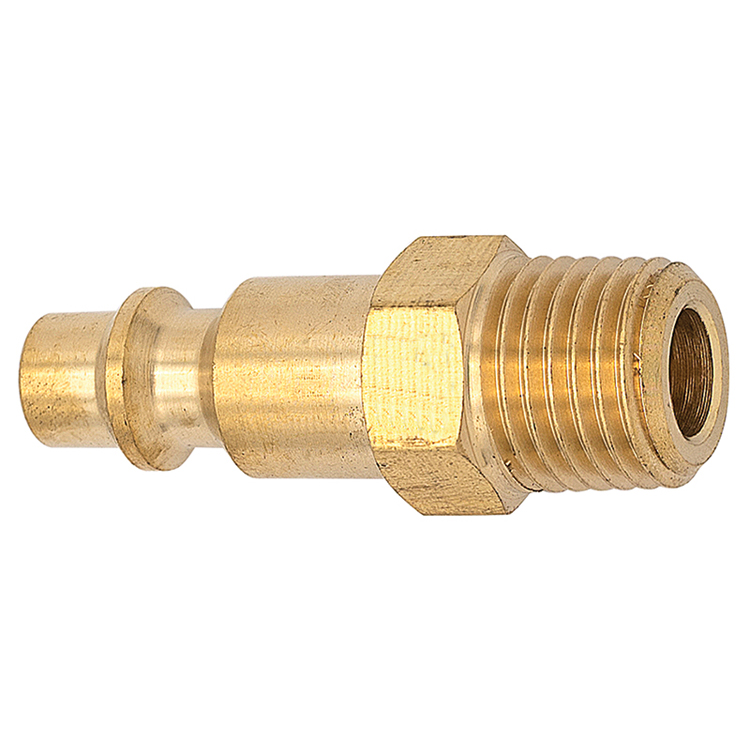 CP21-03B 1/4" BRASS INDUSTRIAL NIPPLE WITH 3/8" MALE PIPE (NPT) THREAD