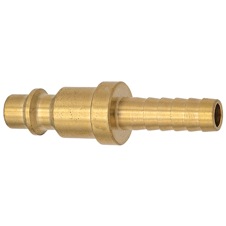 CP21-42B 1/4" BRASS INDUSTRIAL NIPPLE WITH 1/4" HOSE BARB