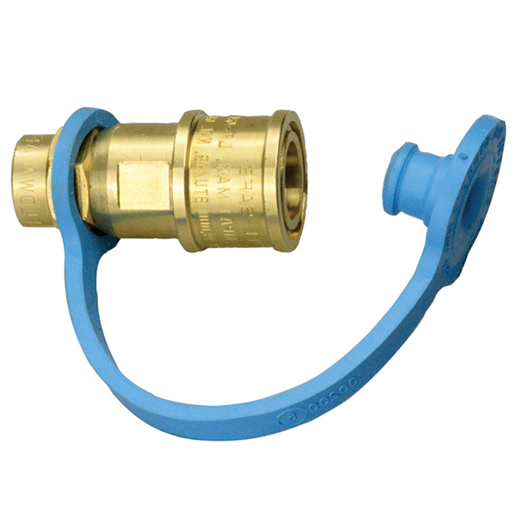 C632HP-04 1/4" HIGH PRESSURE CSA APPROVED PROPANE/NATURAL GAS COUPLER WITH FEMALE PIPE (NPT) THREAD