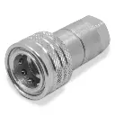 1/4” Ag Hydraulic Quick Connect Female Coupler, #6 SAE (9/16″-18 ORB) Thread