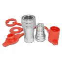 3/8″ Ag Hydraulic Quick Connect Coupler Set, 3/8″ NPT Thread