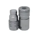 5/8″ Flat Face High Flow Hydraulic Quick Connect Coupler Set, 3/4″ NPT Thread