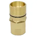 1″ NPT Wet-Line Wing Nut Hydraulic Quick Disconnect Male Coupler