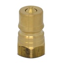 1/2″ NPT ISO 7241-B Brass Quick Disconnect Hydraulic Male Coupler