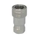 3/8″ ISO 7241-B Quick Disconnect Hydraulic Female Coupler, 1/2″ SAE Thread