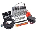 Hydraulic Multiplier Kit, 6 Circuit Selector Valve Including Couplers and Switch Box Control